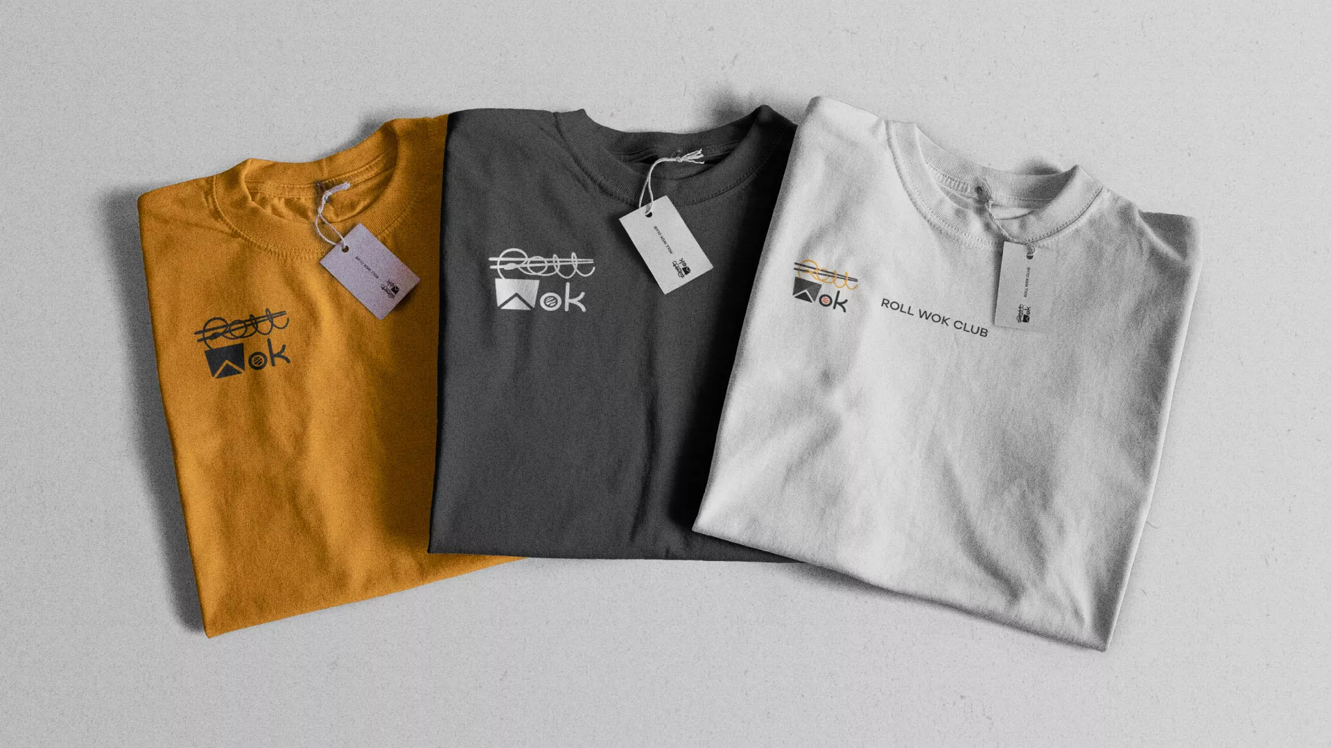 Разработка логотипа суши-бара «Roll Wok Club» в Мценске