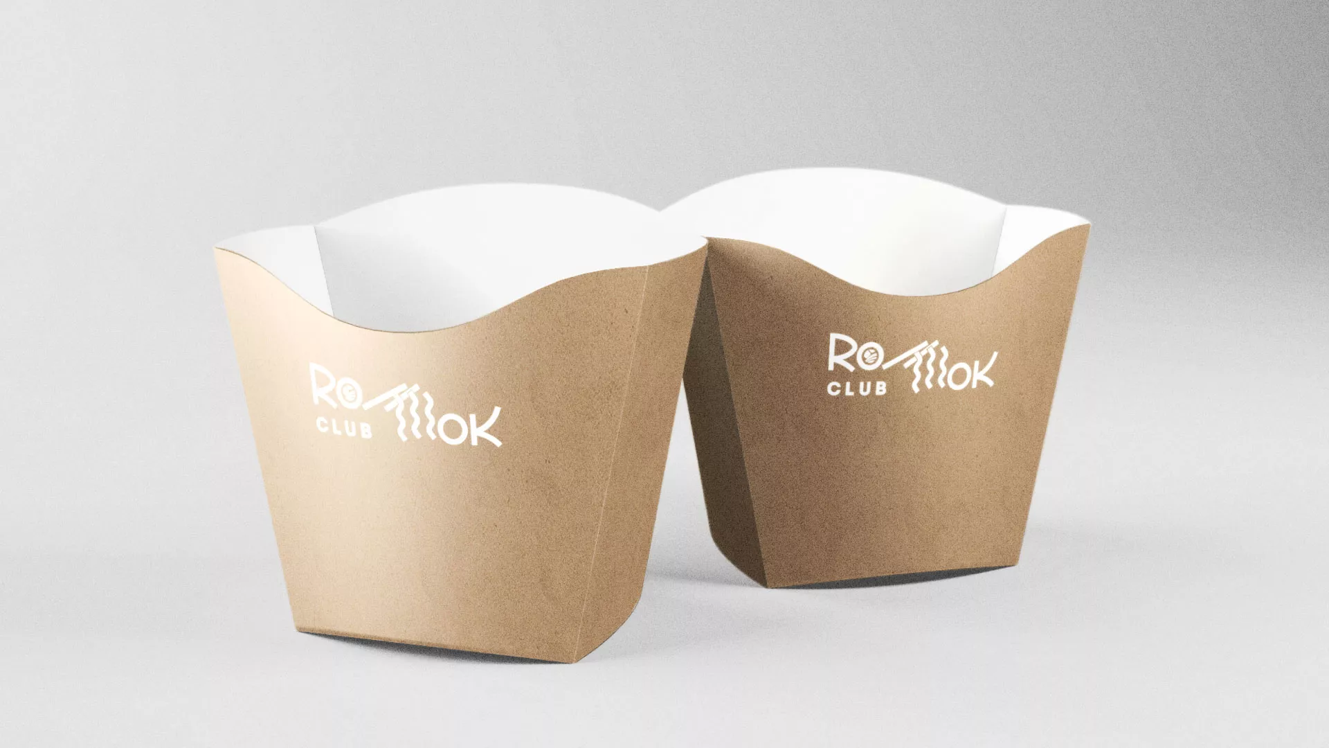 Создание логотипа суши-бара «Roll Wok Club» в Мценске